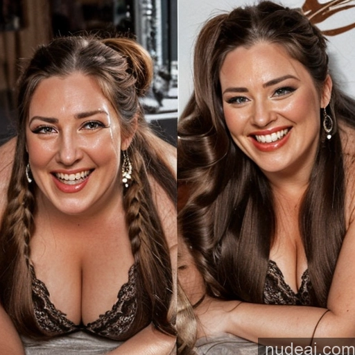 related ai porn images free for Two Chubby Busty Long Hair 60s 70s Laughing Skin Detail (beta) Soft + Warm Vintage Dress Cleavage Detailed