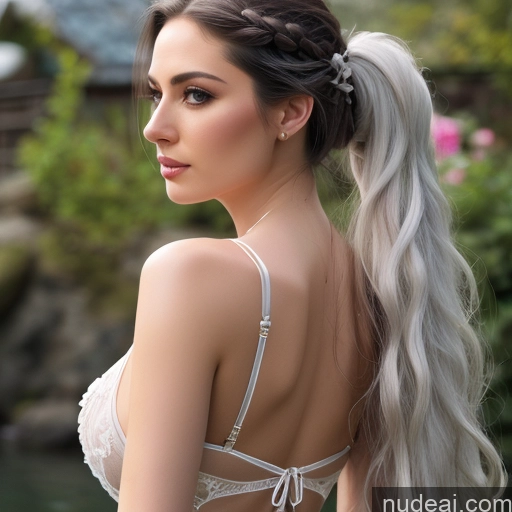 ai nude image of pics of One Perfect Boobs Big Ass Long Hair White Hair Slicked 30s Seductive Irish Dark Fantasy Onsen Front View Back View Blowjob Nightgown Transparent