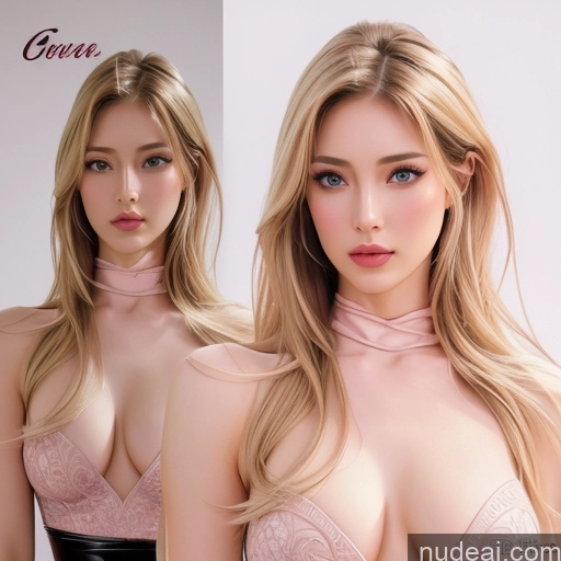 related ai porn images free for Woman One Skinny Fairer Skin 20s 30s Blonde White Soft + Warm Front View Topless High Heels