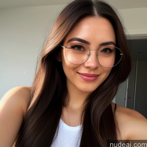 related ai porn images free for Woman One Perfect Boobs Small Ass Glasses Long Hair 18 Happy Brunette Hair Bun German Mirror Selfie Bathroom Front View Nude High Socks Detailed