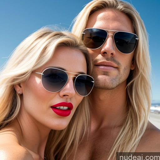 related ai porn images free for Woman + Man Two Perfect Boobs Big Ass Lipstick Sunglasses Tall 20s Sexy Face Blonde Straight Scandinavian Mirror Selfie Beach Close-up View Spreading Legs Nude Blowjob Cumshot Diamond Jewelry