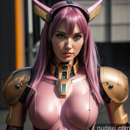 related ai porn images free for SuperMecha: A-Mecha Musume A素体机娘 Symix Preview Rainbow Haired Girl