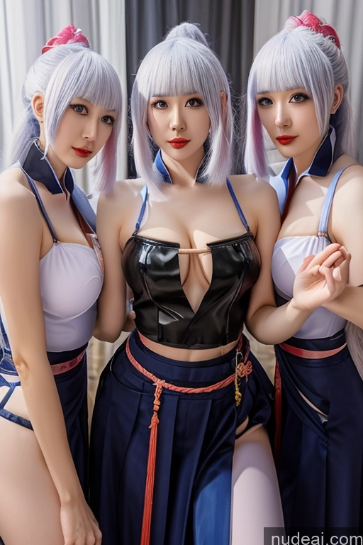 Succubus Better Ghost Costume Erotic-Jiangshi-China-Zombie Ayaka Kendo Uniform: Genshin Impact Cosplayers