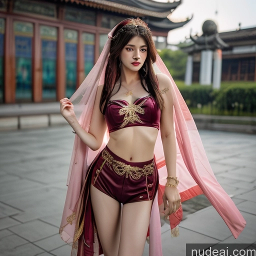 1girl Hu Tao: Genshin Impact Cosplayers China Goddess Fashion