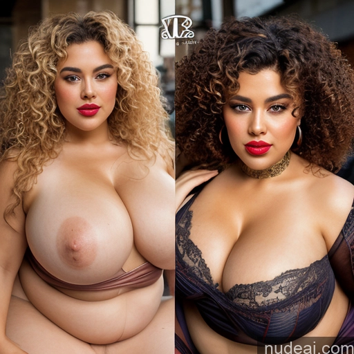 ai nude image of pics of Several Busty Huge Boobs Lipstick Big Ass Thick Chubby Big Hips Curly Hair Fairer Skin Orgasm Sexy Face Ginger British French Irish White Sauna Straddling