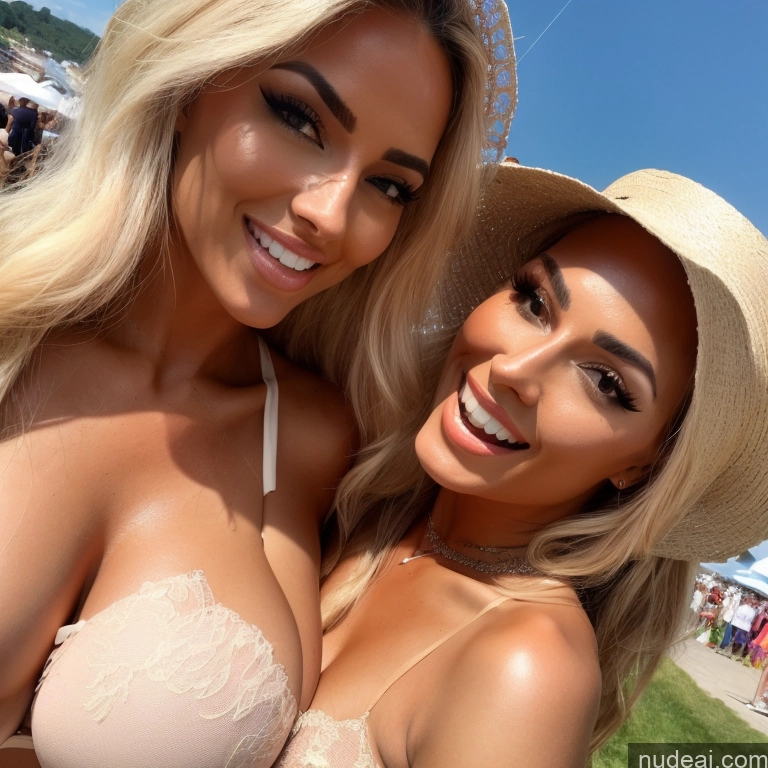 related ai porn images free for Two 20s Happy Blonde Front View Side View Straight White Meadow Mountains Lake Nude Huge Boobs Busty Tanned Skin Swedish Several