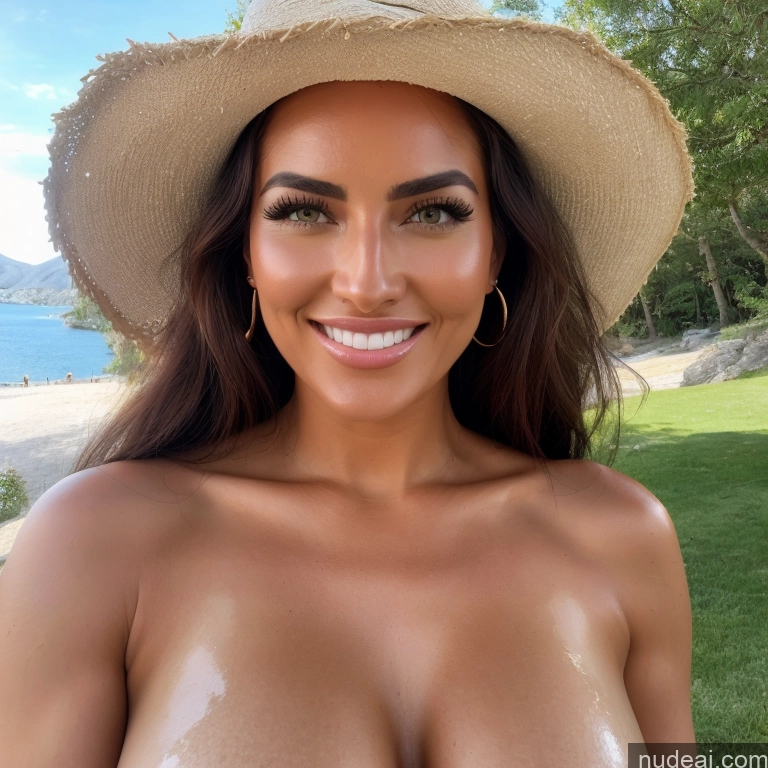 ai nude image of pics of Two 20s Happy Blonde Front View Side View Straight White Meadow Mountains Lake Nude Huge Boobs Busty Tanned Skin Swedish