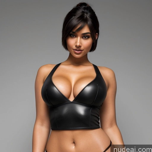 related ai porn images free for Dark Skin Indian Huge Boobs Big Hips Short Hair 18 Sexy Face Pigtails Front View Gaming Bending Over Soccer Short Shorts Spandex Cleavage