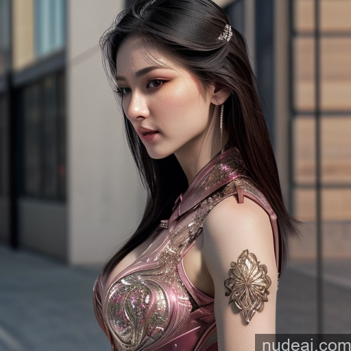 Girl No Bra Futuristicbot V2 MuQingQing