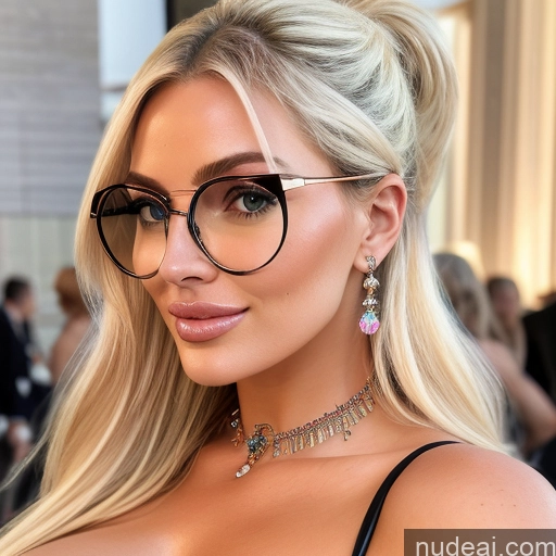 related ai porn images free for Bimbo Busty Huge Boobs Skinny Short 30s Happy Blonde Scandinavian Nude Choker Front View Cleavage Jewelry Bright Lighting Two Full Frontal Side View Beautiful Glasses Partially Nude Topless Meadow