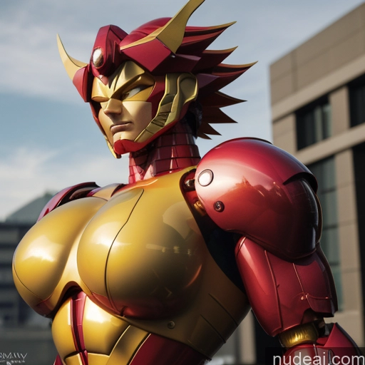 related ai porn images free for Superhero Woman Busty Front View Abs Muscular SuperMecha: A-Mecha Musume A素体机娘 Super Saiyan Super Saiyan 4