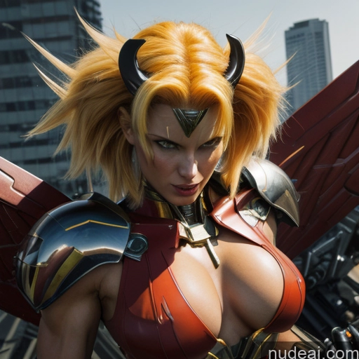 related ai porn images free for Woman Busty Muscular Abs Perfect Boobs Angel Fantasy Armor Viking Knight Superhero Medieval Super Saiyan Super Saiyan 4 Hawkgirl Front View SuperMecha: A-Mecha Musume A素体机娘