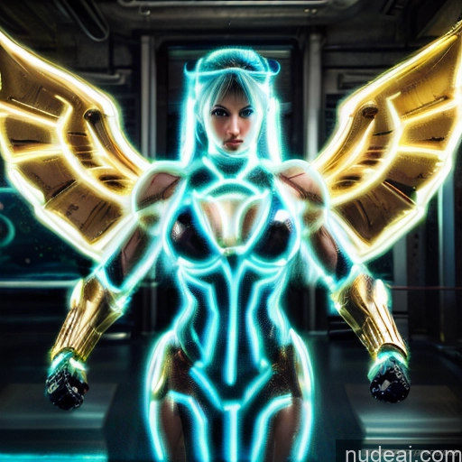 related ai porn images free for Woman Busty Muscular Abs Front View Has Wings Angel Fantasy Armor Viking Bodybuilder Perfect Boobs Gold Jewelry Neon Lights Clothes: Yellow Blonde SuperMecha: A-Mecha Musume A素体机娘 Deep Blue Eyes Blue Hair Neon Lights Clothes: Blue