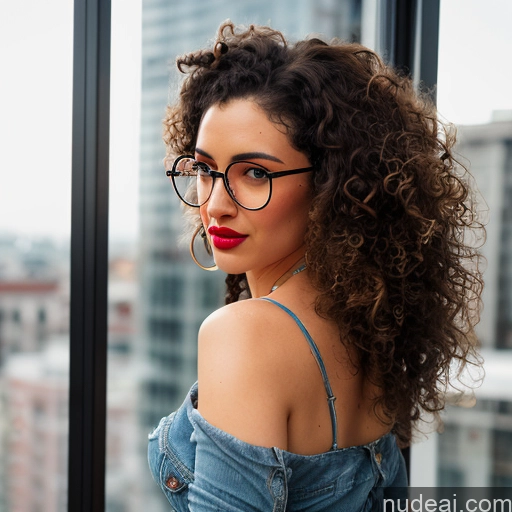 related ai porn images free for Milf One Glasses Lipstick Big Ass Curly Hair Fairer Skin 18 Thai Jeans Crop Top Casual Boots Bus Spreading Legs