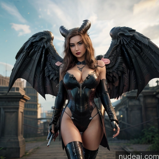 ai nude image of pics of Woman Angel Has Wings Hawkgirl Succubus Vampire Front View