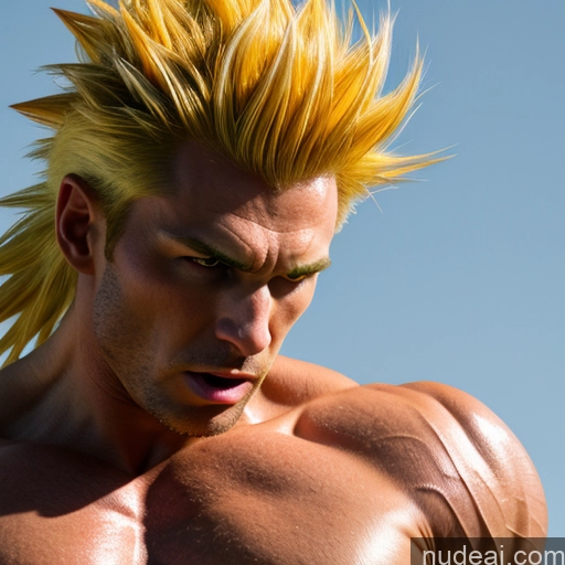 Bodybuilder Super Saiyan Super Saiyan 4 Woman, Sucking A Cock Aogami