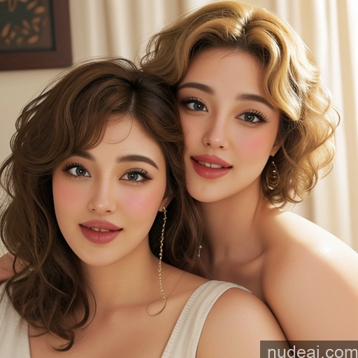 related ai porn images free for Two Small Tits Fairer Skin Short Hair Curly Hair Chubby Thick 50s Seductive Sexy Face Happy Blonde Messy Bangs Middle Eastern