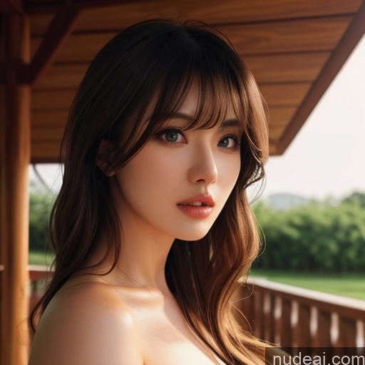 related ai porn images free for Nude Looking At Sky Wooden Horse Bangs Wavy Hair