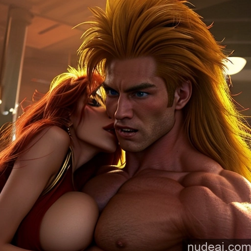 related ai porn images free for Two Several Super Saiyan 4 Super Saiyan Bodybuilder Properkissing