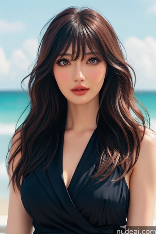 related ai porn images free for Bangs Wavy Hair Looking At Sky Doctor