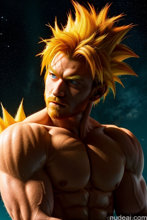 related ai porn images free for Super Saiyan 4 Super Saiyan Bodybuilder Space Suit