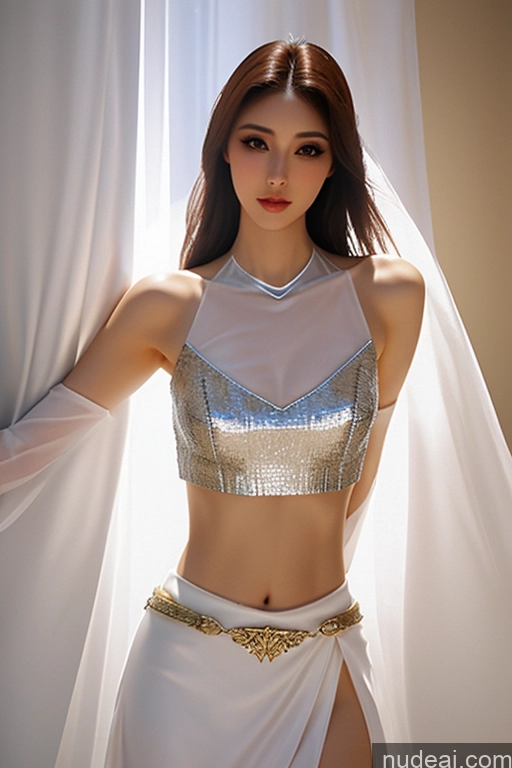 related ai porn images free for Fantasy Armor 20s One White Transparent Diamond Jewelry Gold Jewelry Crop Top Bdsm Micro Skirt