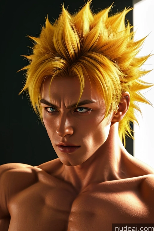 ai nude image of a close up of a man with a very big shirt on pics of Bodybuilder Super Saiyan Super Saiyan 4 Boots