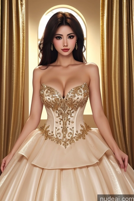 BarbieCore Haute Couture | Ball Gown Gold Jewelry