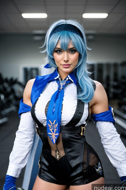 Bodybuilder Eula: Genshin Impact Cosplayers