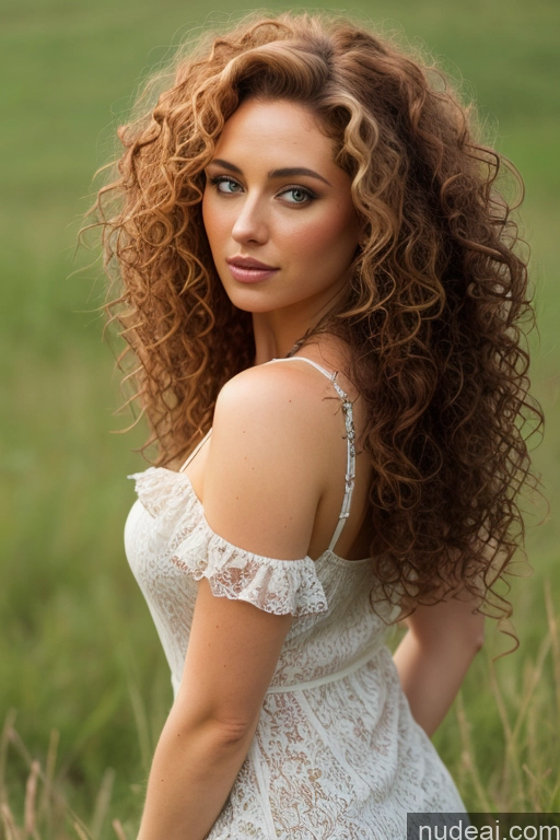 related ai porn images free for Ginger Chemise Medieval Curly Hair Thick Meadow 3d