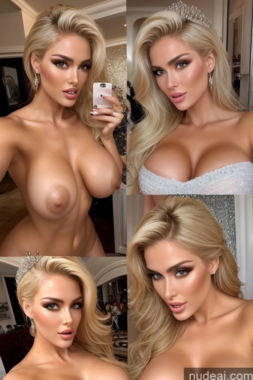 related ai porn images free for Miss Universe Model Huge Boobs 20s Two Several Party Mirror Selfie Shocked Close-up View Blonde