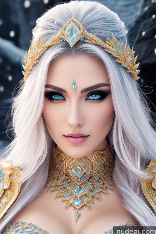 related ai porn images free for Diamond Jewelry Gold Jewelry Elemental Series - Ice Snow Fantasy Armor