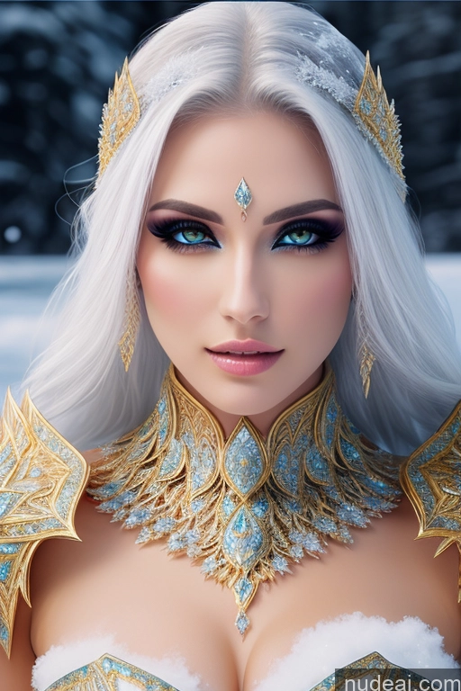 Diamond Jewelry Gold Jewelry Elemental Series - Ice Snow Fantasy Armor