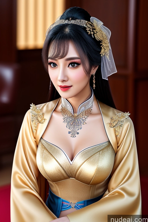 TangWuTong Busty Snow Gold Jewelry Diamond Jewelry Hanfu V7