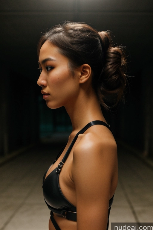 ai nude image of there is a woman in a black bikini top posing for a picture pics of Dark Lighting Prison Cave 18 Hair Bun Vietnamese Thai Filipina Small Tits Skinny Pubic Hair Human SexToy Athlete Dark Skin Sad Film Photo Skin Detail (beta) Alternative Bondage Outfit/Dominatrix 拘束带装