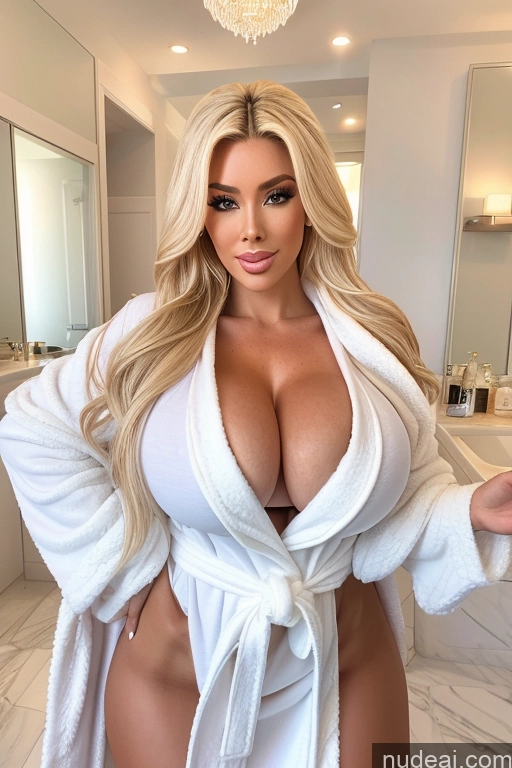 related ai porn images free for Two Huge Boobs Big Ass Bimbo Big Hips Bathrobe