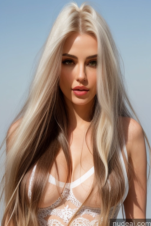 ai nude image of blond woman with long hair and white bra top posing for a picture pics of Woman One Pregnant Skinny Beautiful Long Hair Fairer Skin 20s White Hair White Soft Anime Meadow Eating Nude Bright Lighting Pantyhose Busty Pouting Lips Topless Blonde Athlete