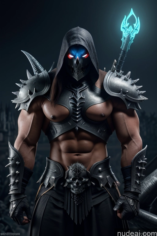 Death Knight Glowing, Skull, Armor, Spikes, Teeth, Monster, Dirty, Tentacles, Pus, Pimples, Crack, Truenurgle Viking Medieval Muscular