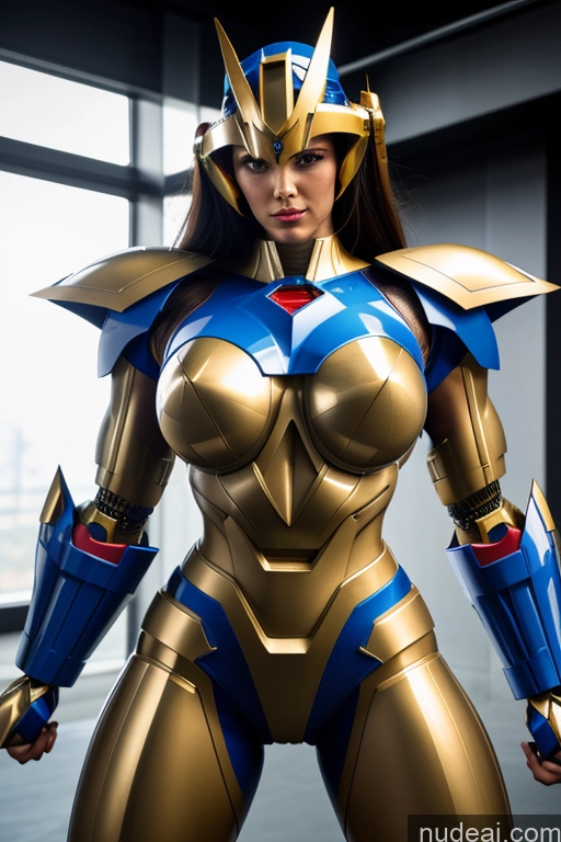 related ai porn images free for Power Rangers Woman Busty Muscular Front View SuperMecha: A-Mecha Musume A素体机娘 Abs