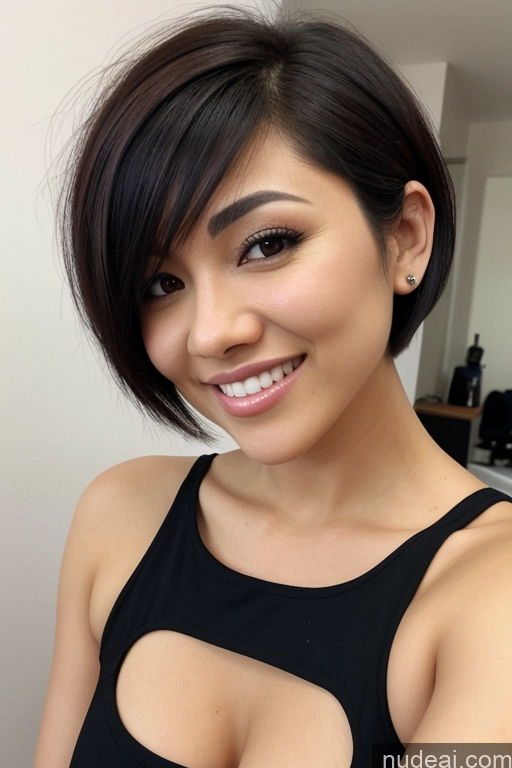 related ai porn images free for Small Tits Small Ass Skinny Fairer Skin 20s Black Hair Happy Model Short Hair Filipina Micro Skirt Messy One Close-up View