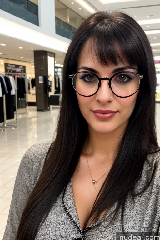 related ai porn images free for Woman One Perfect Boobs Beautiful Glasses Tall Fairer Skin 20s Seductive Black Hair Bangs Mall Front View Turkish Pajamas