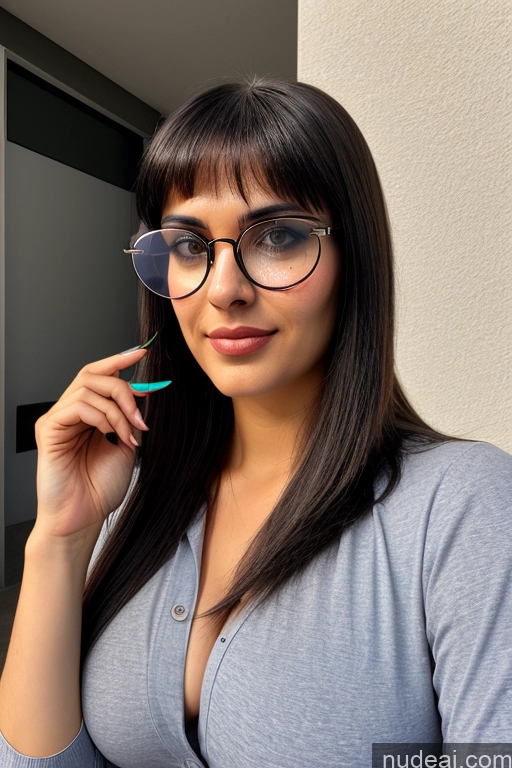 related ai porn images free for Woman One Perfect Boobs Beautiful Glasses Tall Fairer Skin 20s Seductive Black Hair Bangs Mall Front View Turkish Pajamas