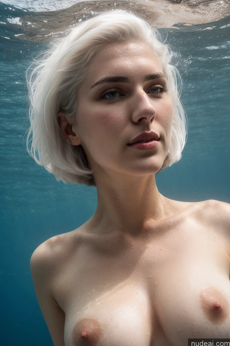 related ai porn images free for Woman One Beautiful Sexy Face Front View Nude Busty Pubic Hair 18 Bobcut Fairer Skin White Hair Film Photo Underwater Czech