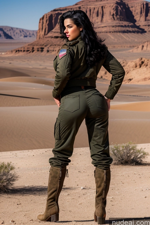 related ai porn images free for Jewish 18 Big Ass Black Hair Desert Back View Military Jacket Boots Harem Pants