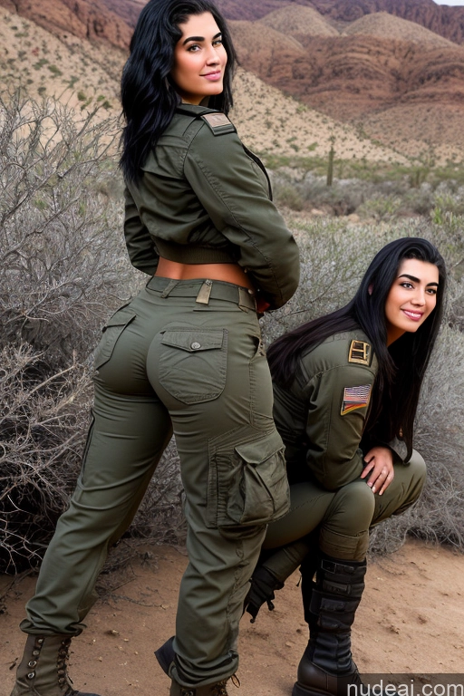 related ai porn images free for Jewish 18 Big Ass Desert Back View Military Boots Harem Pants Jacket Two Black Hair