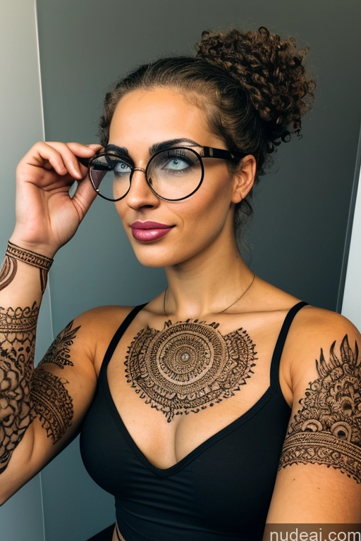 related ai porn images free for Woman One Perfect Boobs Glasses Tattoos Big Ass Thick Curly Hair Oiled Body 18 Ahegao Brunette Messy Arabic Mirror Selfie Bathroom Front View Spreading Legs Nude