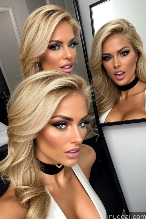 related ai porn images free for Miss Universe Model Perfect Boobs 20s Several Party Mirror Selfie Blonde Close-up View Shocked Choker