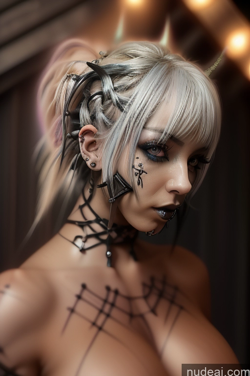 related ai porn images free for Bimbo Close-up View Rainbow Haired Girl Perfect Boobs Gothic Punk Girl Bra Pull Down Braided Cute Monster