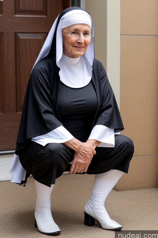 related ai porn images free for Milf 70s Squatting Nun