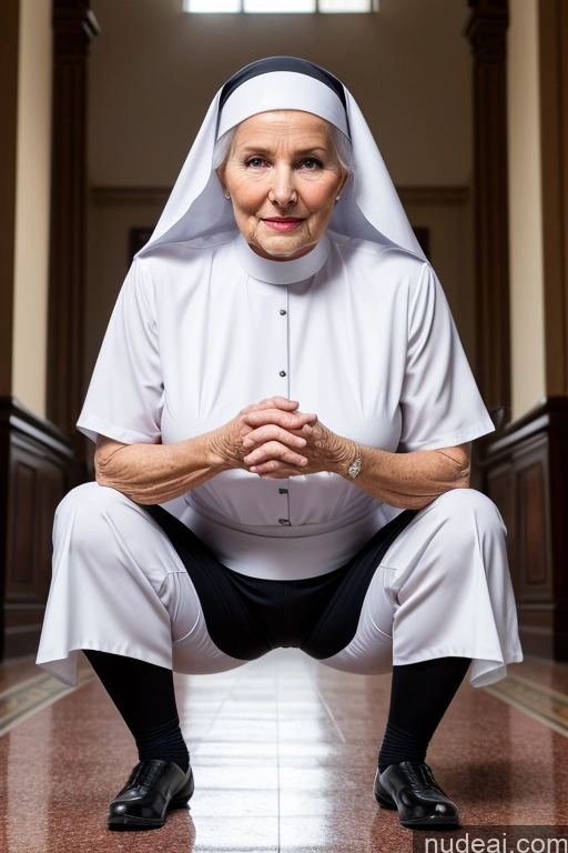 related ai porn images free for Milf 70s Squatting Nun